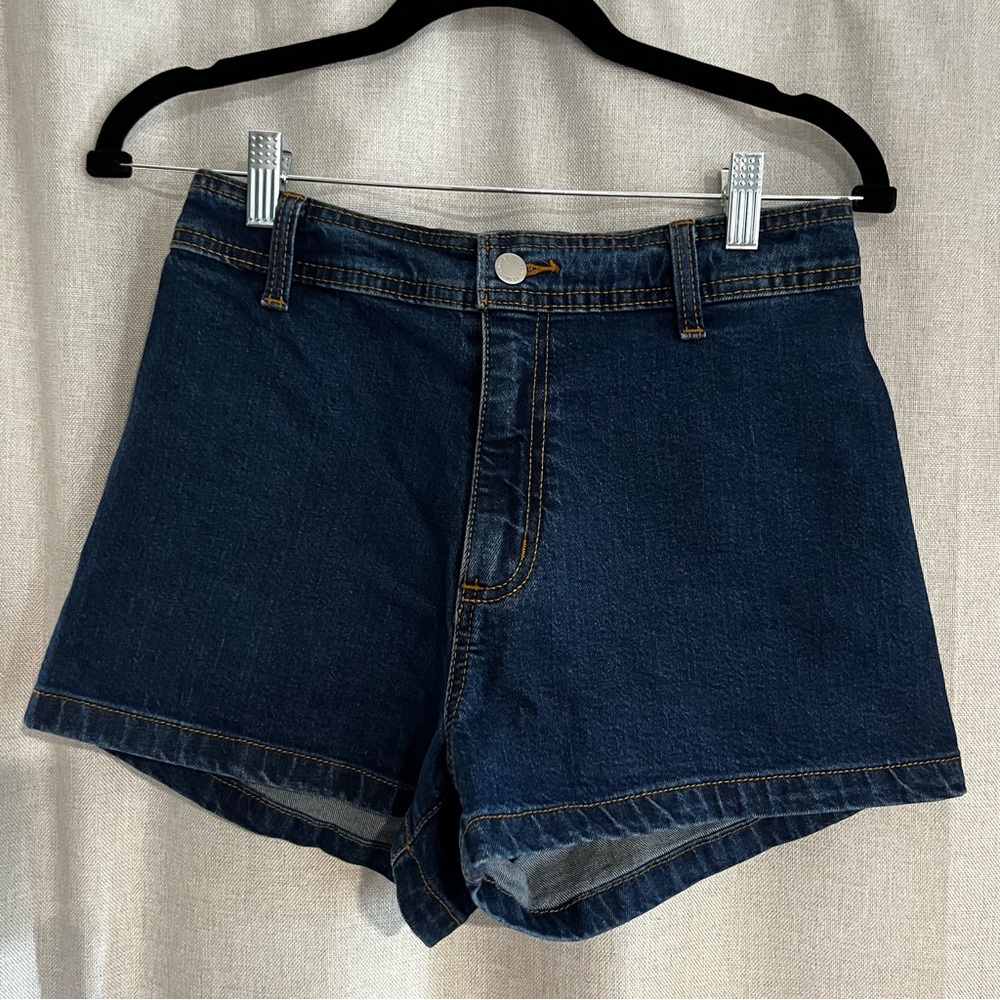❤️ Women’s Dark blue denim sailor shorts